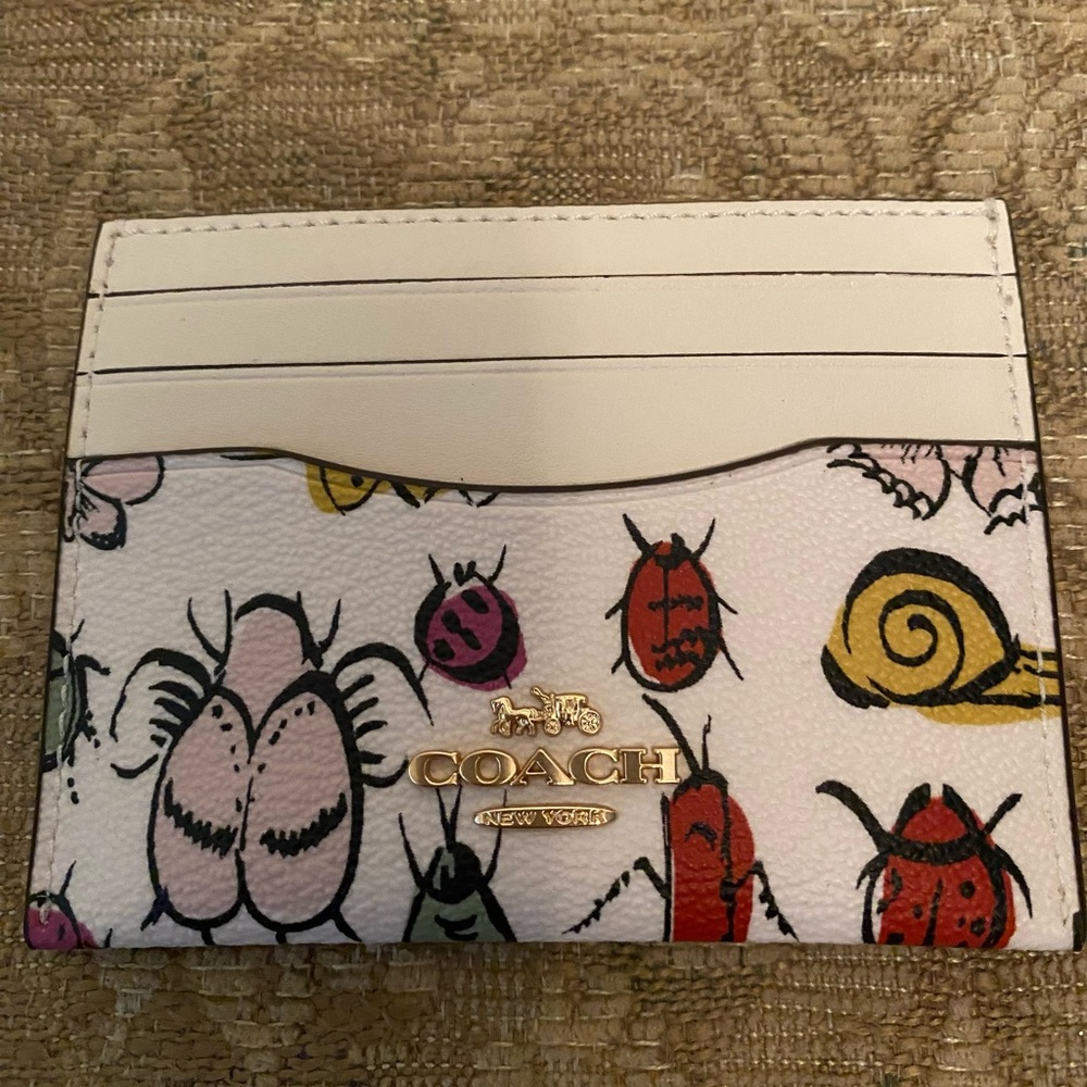 Coach Insert/Creature Theme Card Wallet NEW